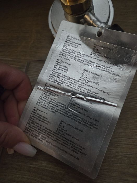 Grill przenośny gazowy