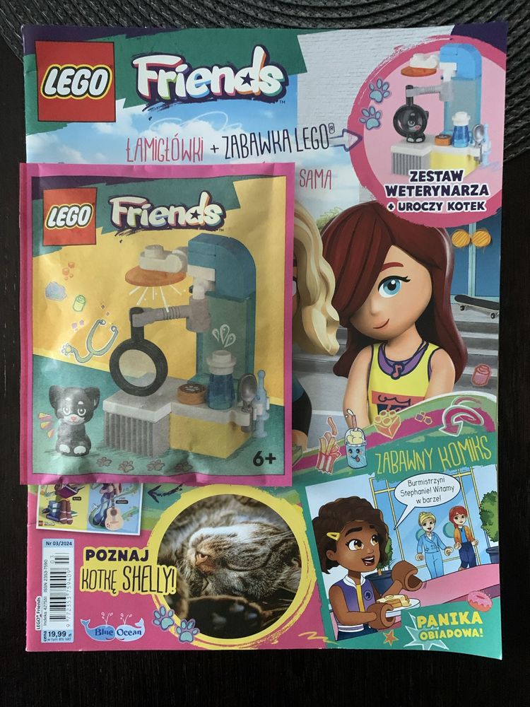 Gazetka Lego Friends zabawka Zestaw weterynarza + uroczy kotek