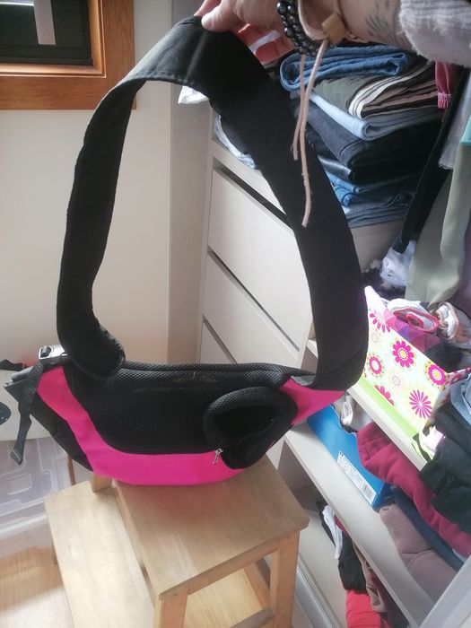 Mochila transporte cães