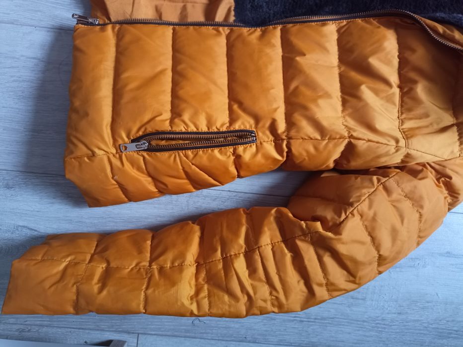 Kurtka damska Zara ocieplana r.S żółta