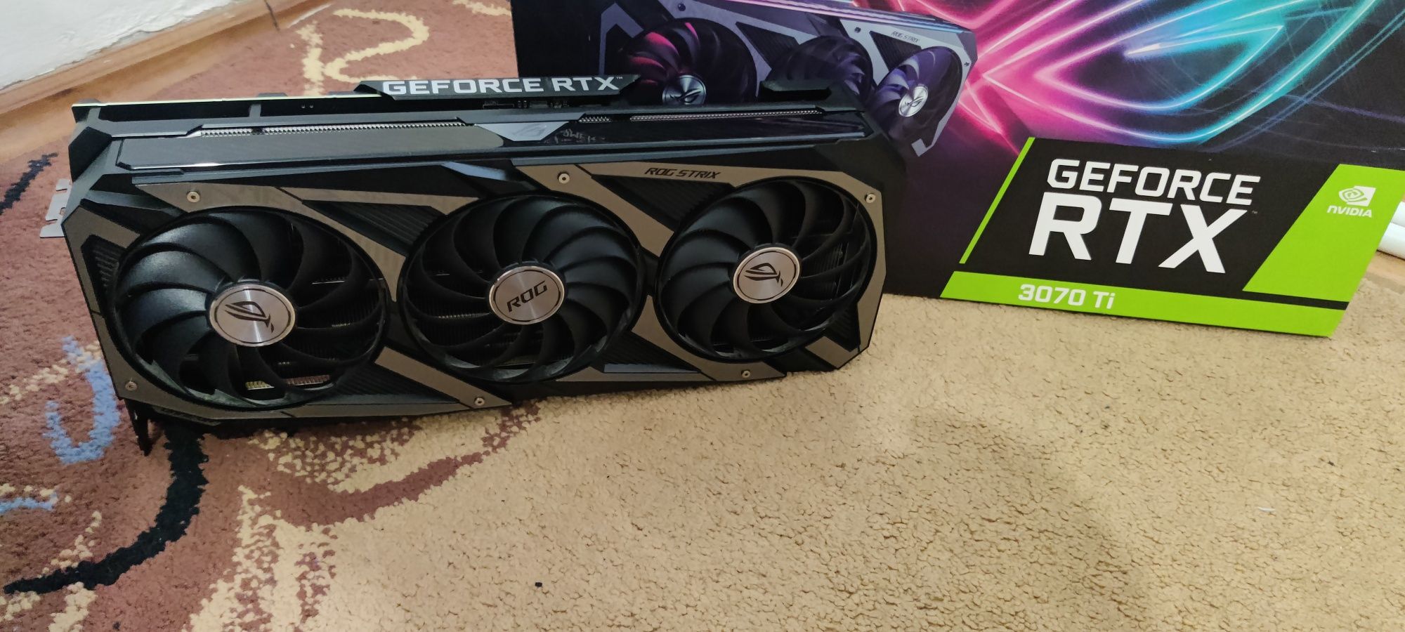 Geforce Rtx 3070ti ASUS ROG STRIX гарантия 2 года