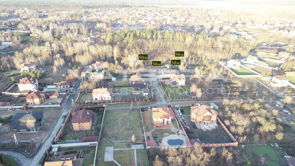 Гореничі продаж ділянки 30 соток з виходом в ліс