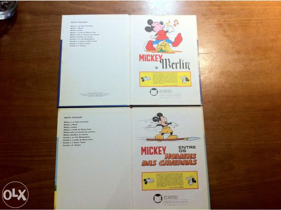 Livros de Banda Desenhada Mickey