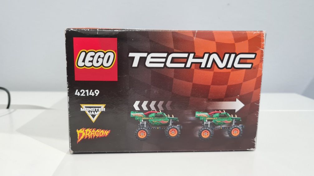 Lego Technic 42149 Monster Jam Dragon NOWY