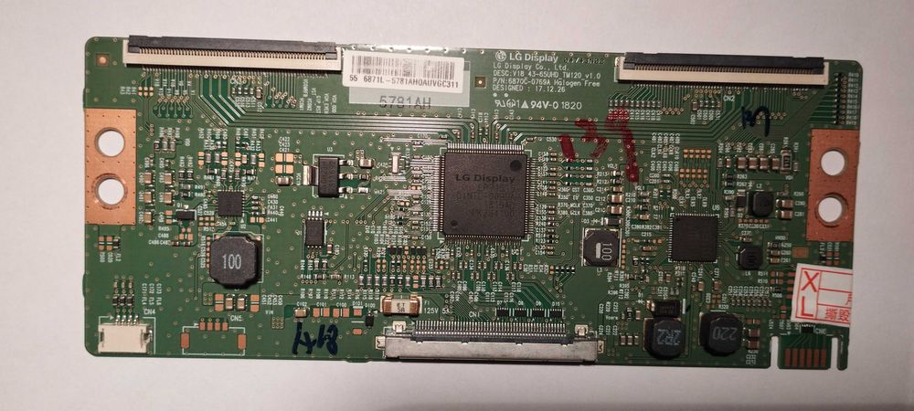 Placa T-Con v18_43-65uhd_tm120_v1.0  6870C-0769A