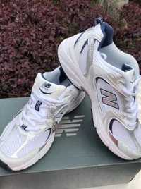 New Balance 530 White Silver Navy Eu 38