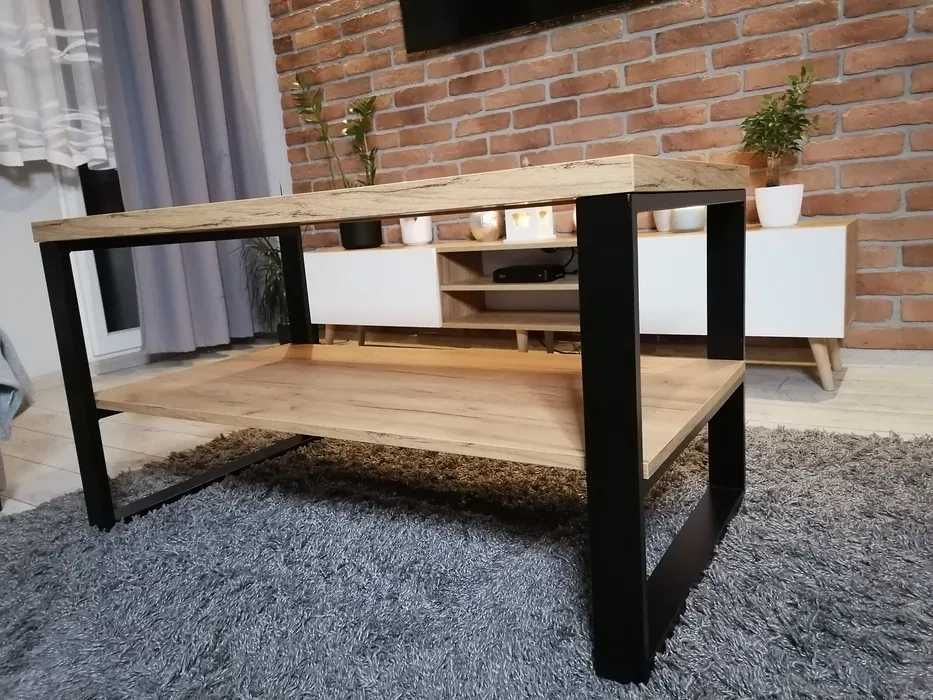 Nowoczesna ława w stylu LOFT, stolik kawowy