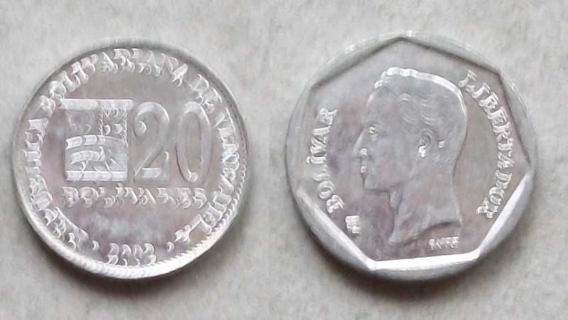 20 bolivares 2002 Wenezuela