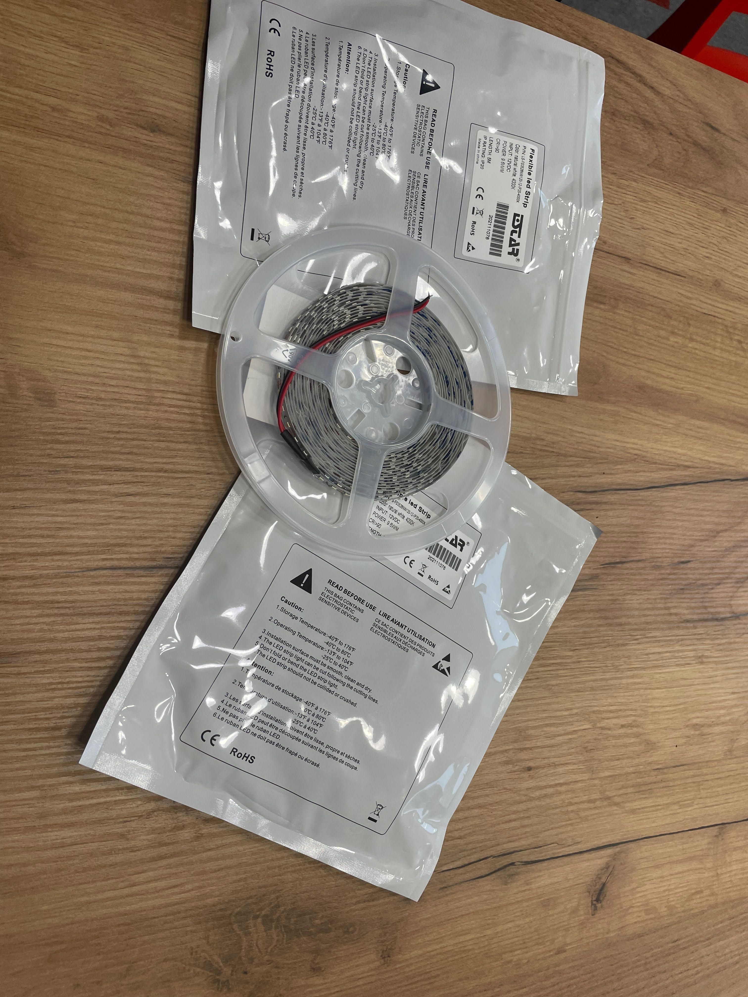 Нова запакована LED TL STRIP 2835\128 12W 24V 3000/4000K - 79 шт