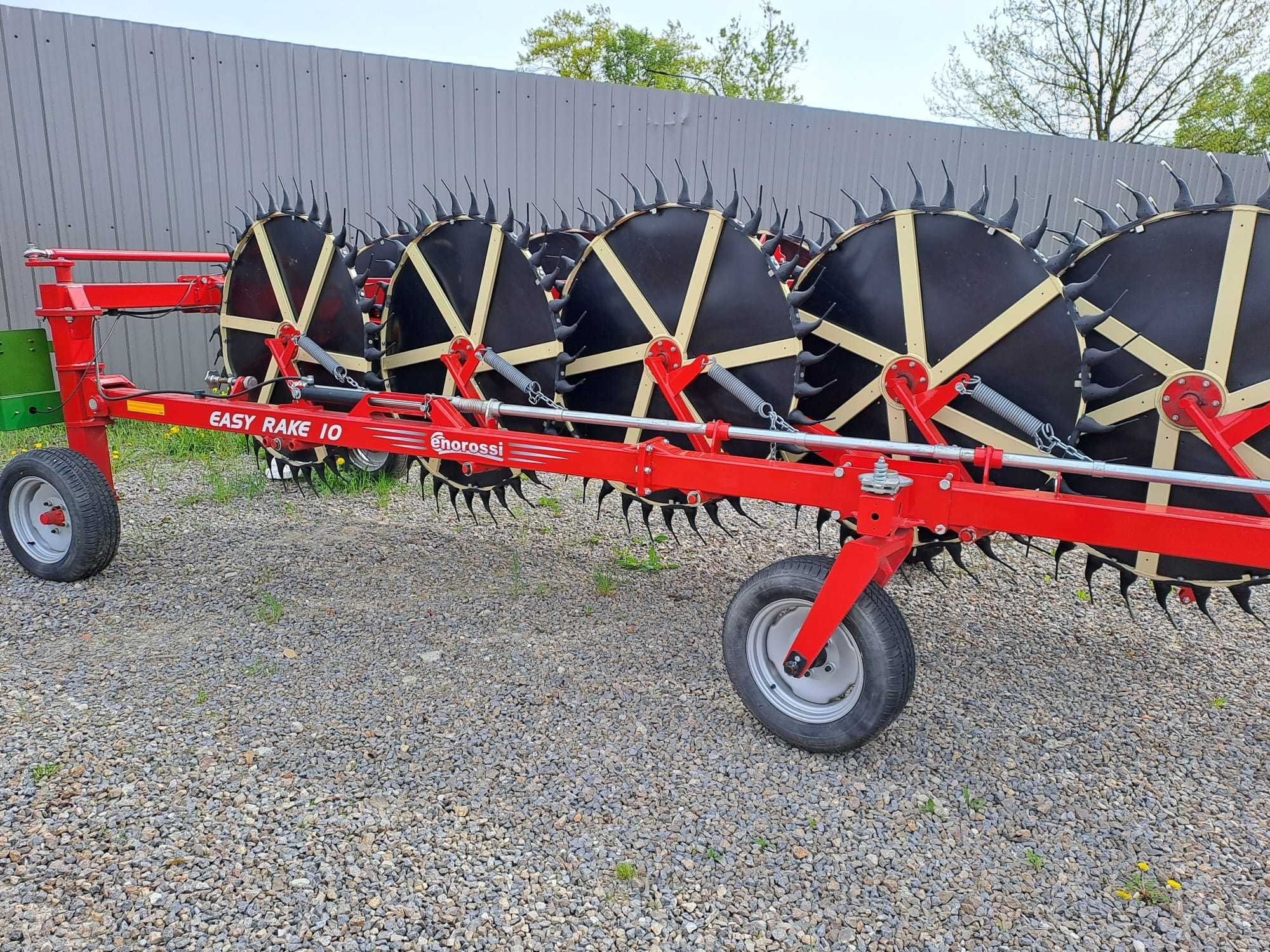 Zgrabiarka gwiazdowa Enorossi  EASY RAKE 10 ST RUBBERFLEX-4R