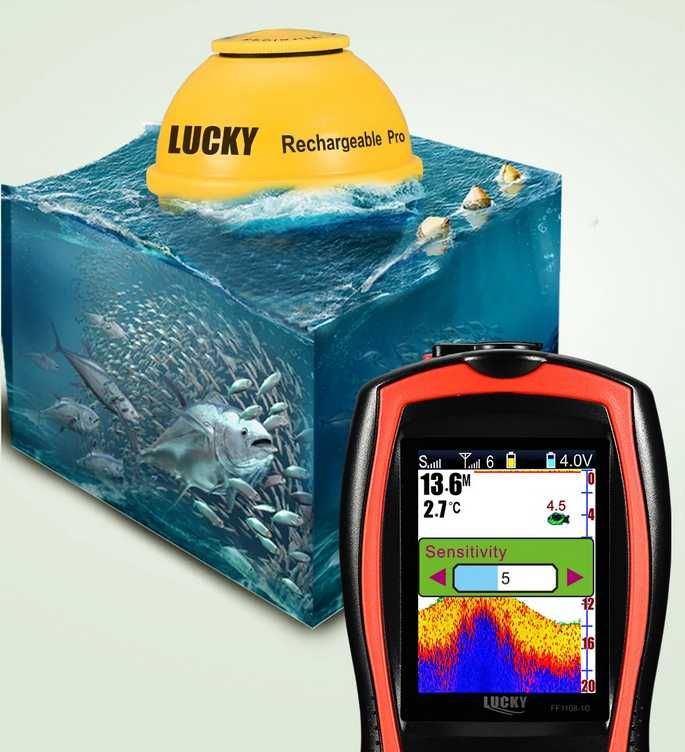 Беспроводной эхолот Lucky FF1108-1CWLA с датчиком