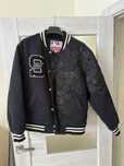 Supreme x New Era Patch Varsity Jacket Black size M