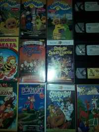 VHS zestaw kaset - bajki dla dzieci