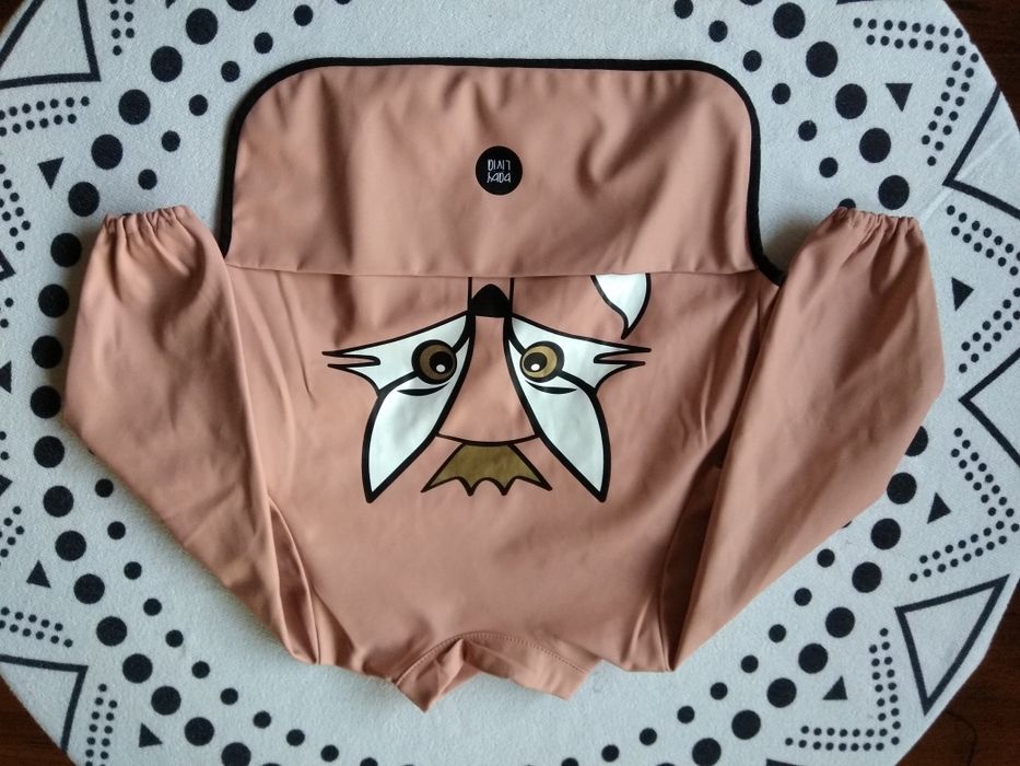 Śliniak gumowy fartuszek do rozszerzania diety Baby Livia