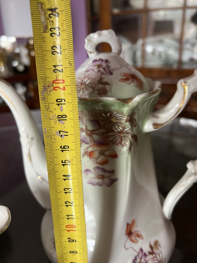 Porcelana serwis secesja środek stołu Stary Śląsk XIX wiek