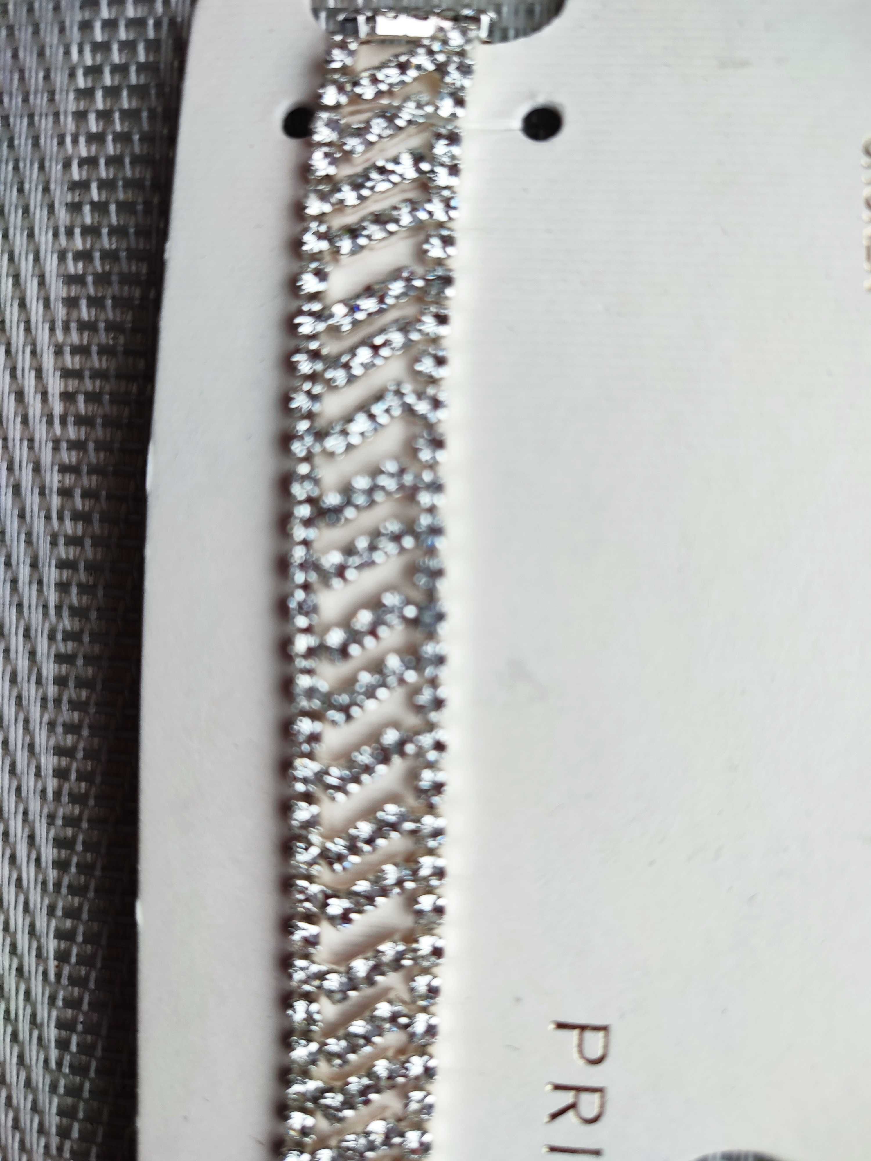 Primark! Choker opaska na szyję cyrkonie Nowe