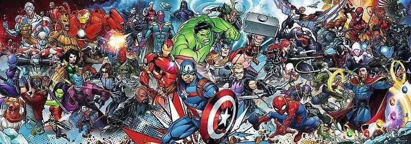 NOWE puzzle TREFL 1000 panorama MARVEL AVENGERS