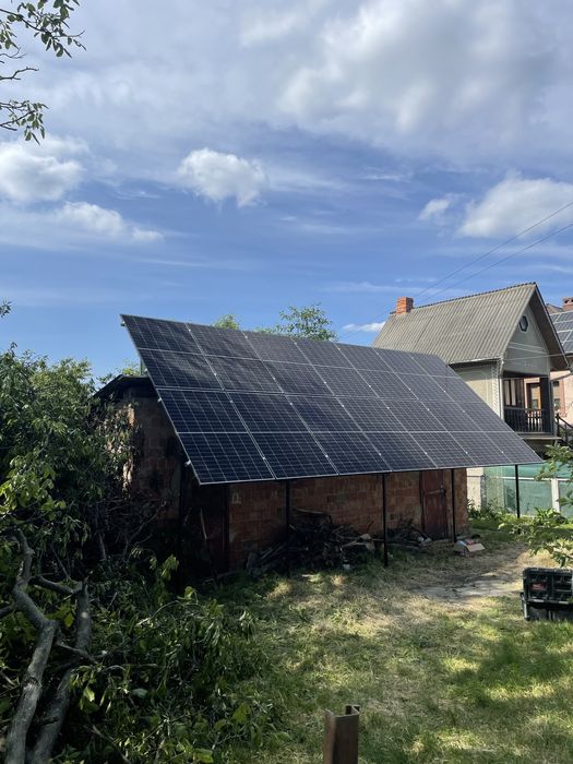 ПРОФЕСІЙНА Сонячна станція, сєс гібридний інвертор та lifepo4