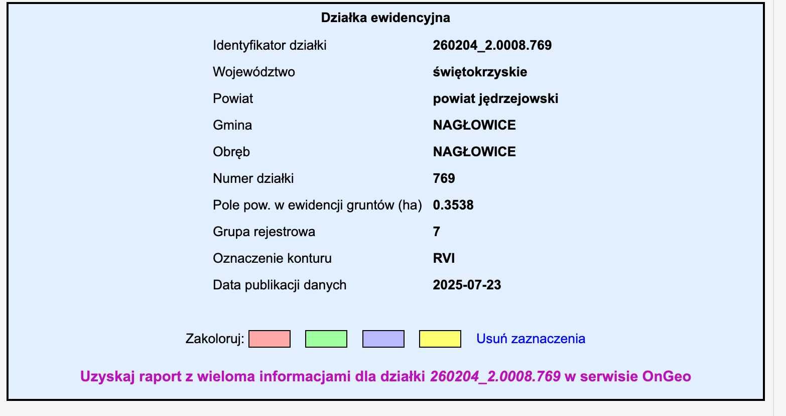 Działka 35 ar w Nagłowicach , media, idealna pod budowę!