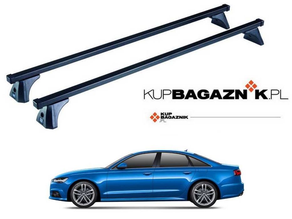 Bagażnik dachowy AUDI A6 C7 Sedan 2011 do 2018 Bazowy belki bez reling
