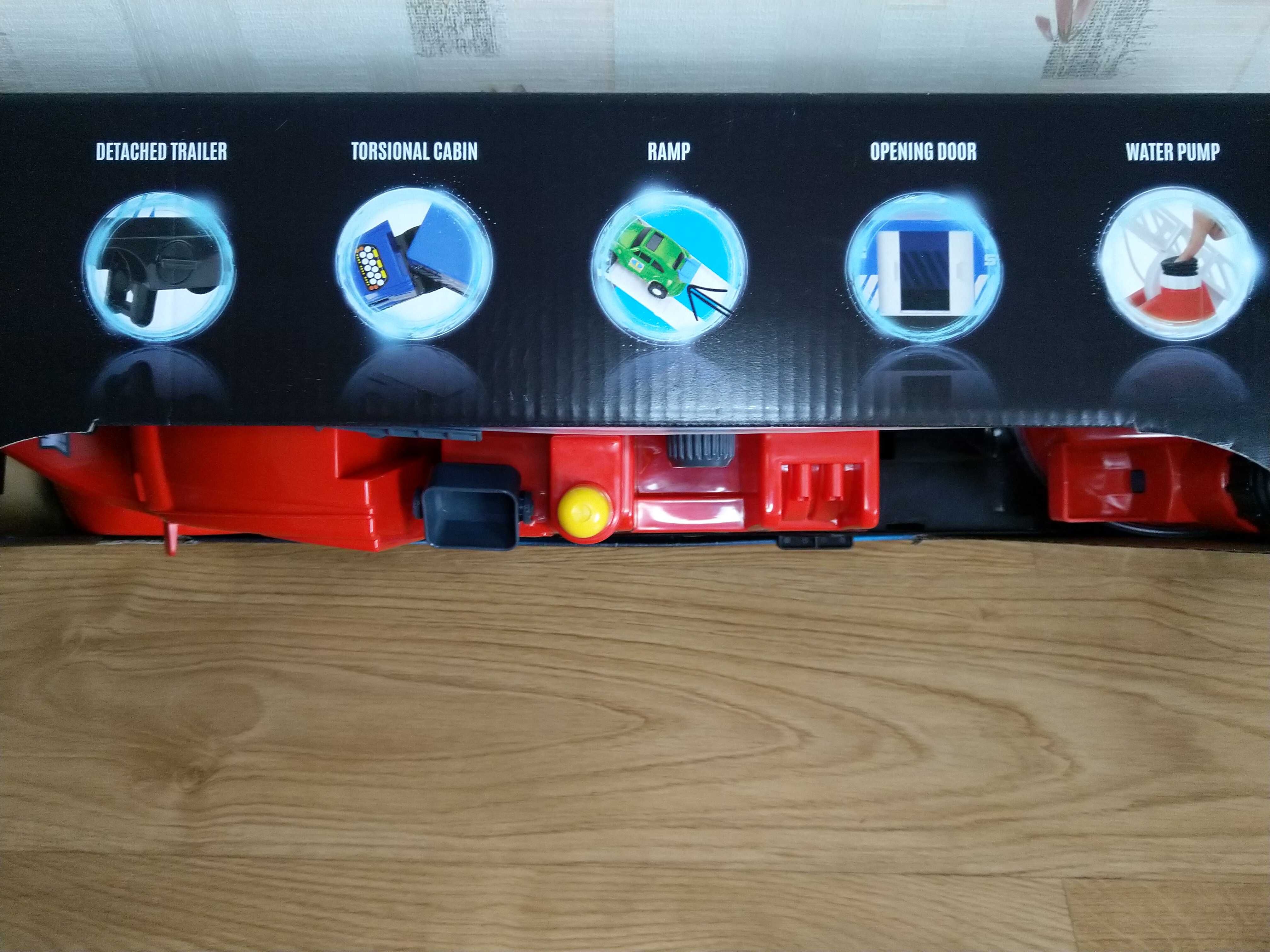 OKAZJA Magic truck straż pożarna ciężarówka naczepa zestaw XL