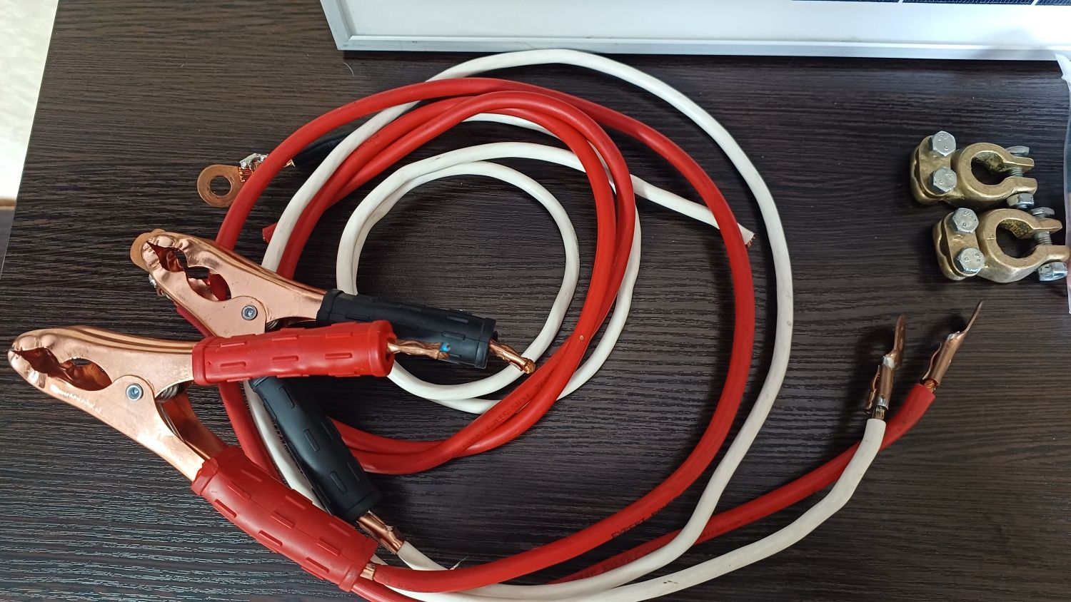 Солнечная панель 60w, контролер заряда, клемы под АКБ, кабеля