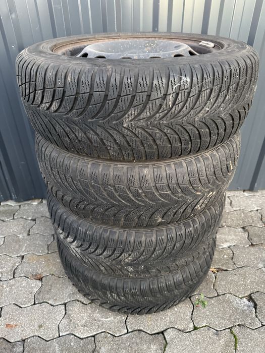 Kola zimowe z oponami VW SKODA AUDI GOODYEAR 205/55 r16 z Niemiec