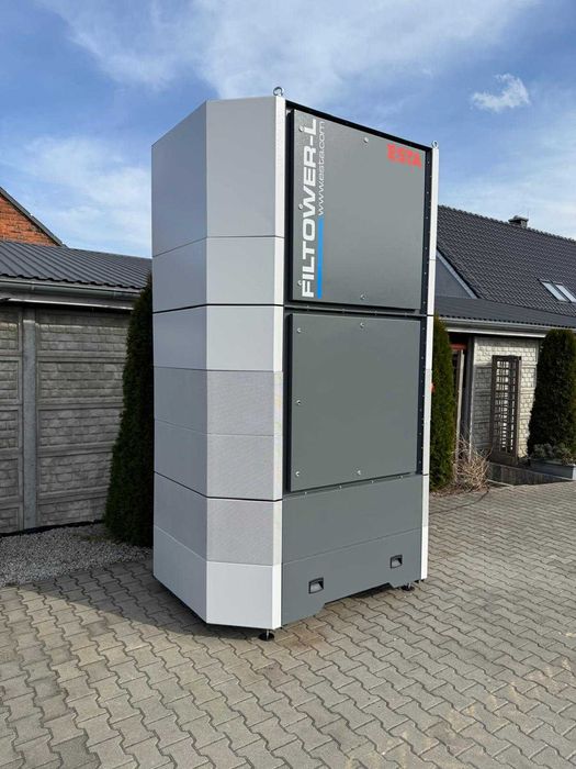 Odciąg mgły olejowej z hali, wieża wentylacyjna ESTA Filtower L-160