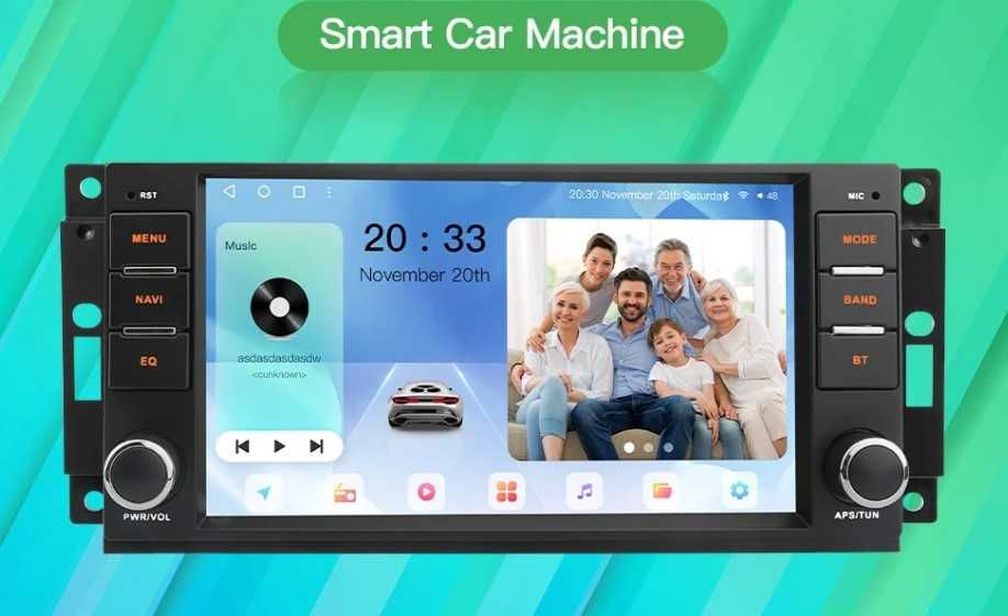 Штатна автомагнітола магнітола  Android JEEP 2009-15 DODGE 2009-11
