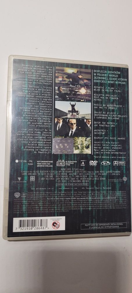 Matrix reaktywacja  dvd