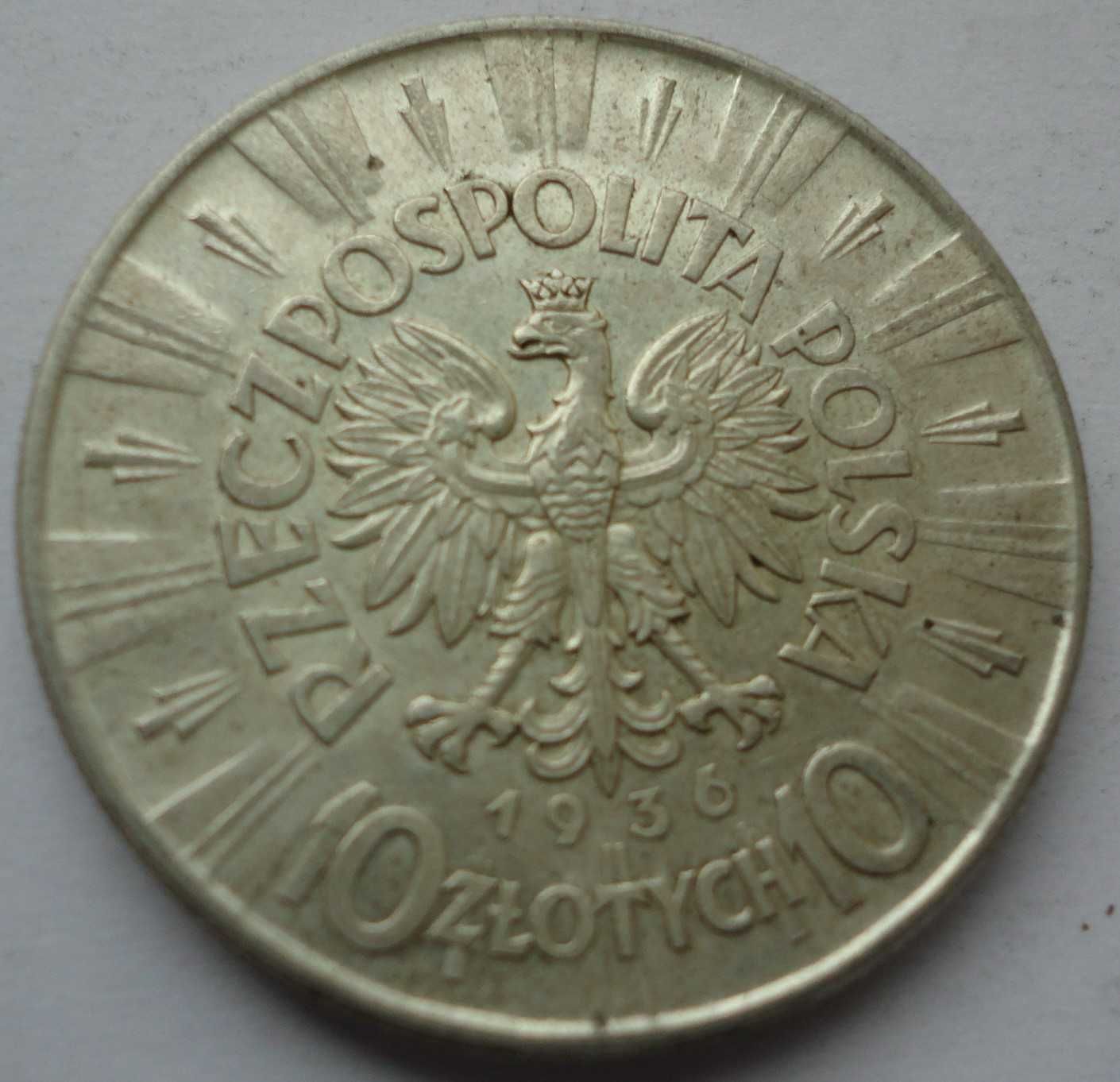 10 Złotych 1936 Józef Piłsudski