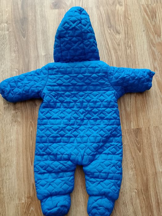 Niebieski zimowy kombinezon zimowy rozmiar 0-3 miesiące