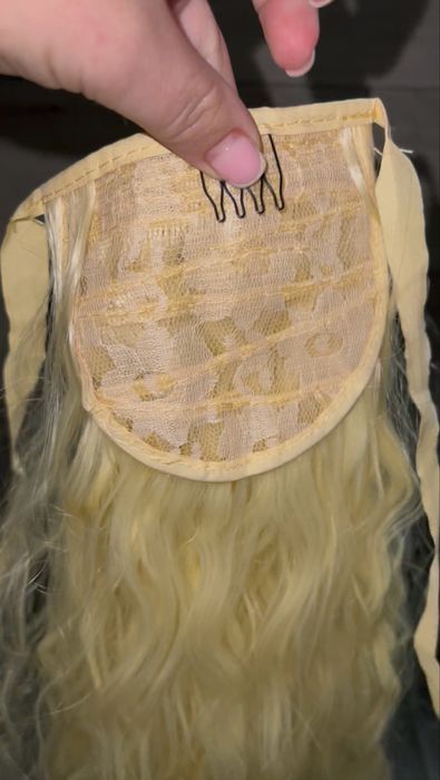 Волосся волосы шиньон хвіст накладне волосся