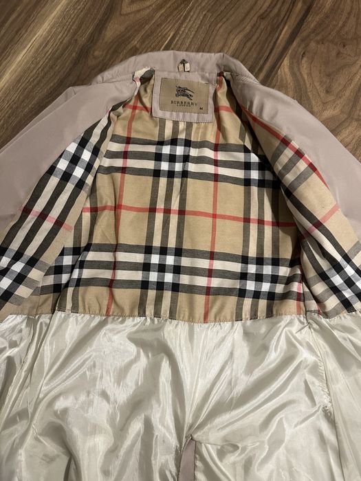 Płaszcz trench Burberry beżowy M damski