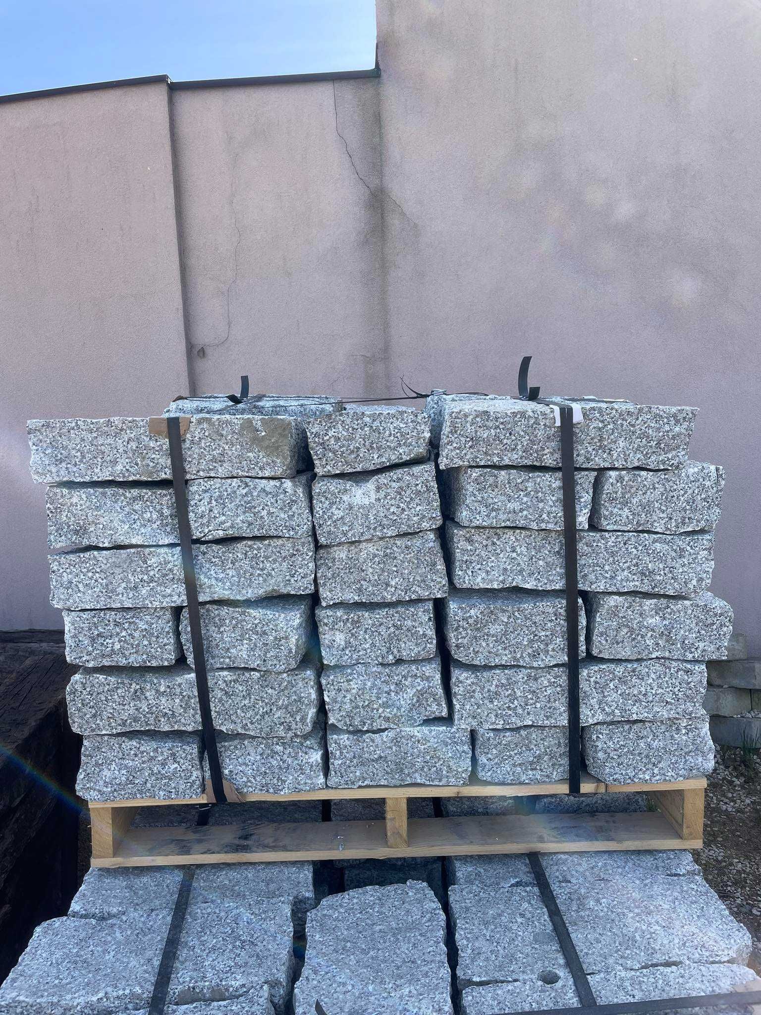 Krawężnik Granitowy 10x20x40 cm Opornik Kamień Murowy Kostka Formak