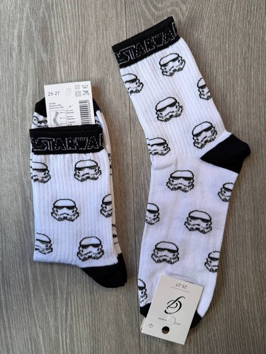 Шкарпетки з принтом з турецької бавовни