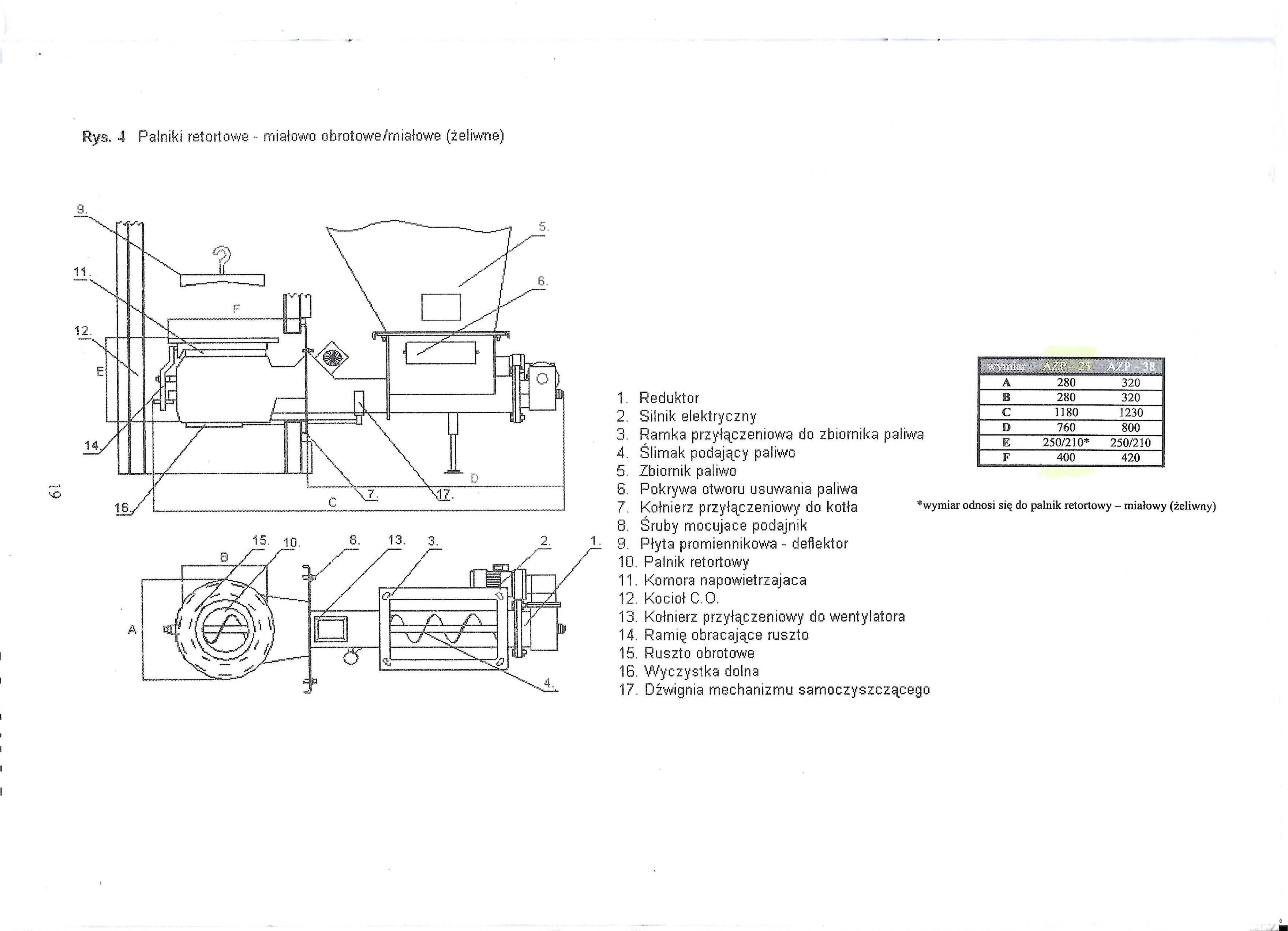 Podajnik eko groszku ARDEO AZP 25 MR - 25kW