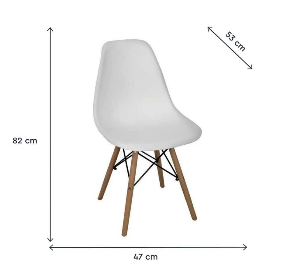 Cadeira Echair com Tirantes Branca