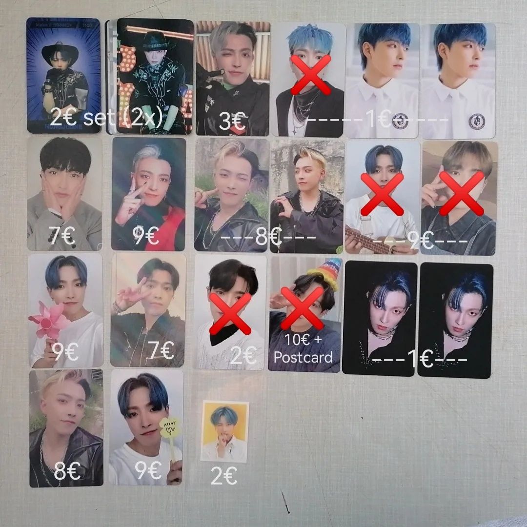 Ateez misc photocards