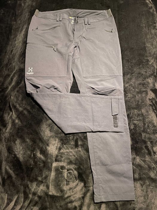 Spodnie męskie HAGLOFS RUGGED SLIM PANT True black short XXL 56