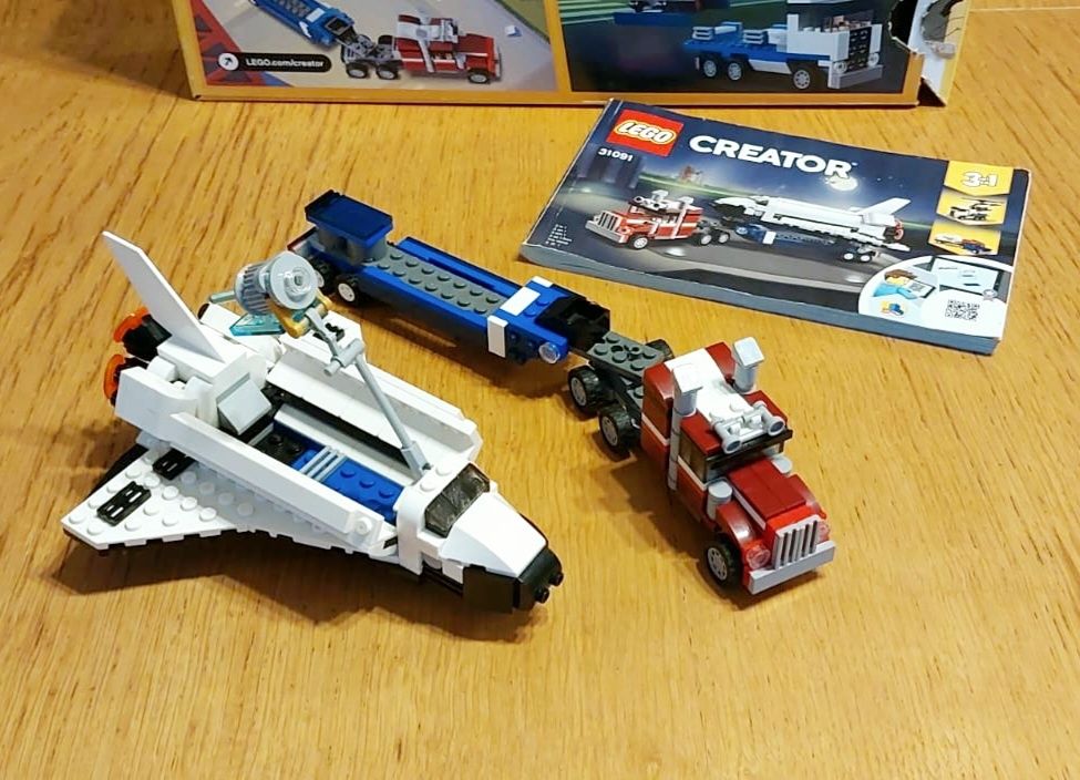 LEGO 31091 Creator 3 w 1 Transporter promu