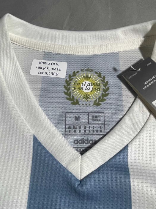 Koszulka piłkarska  Argentyny z nazwiskiem Leo Messiego R.S-3XL