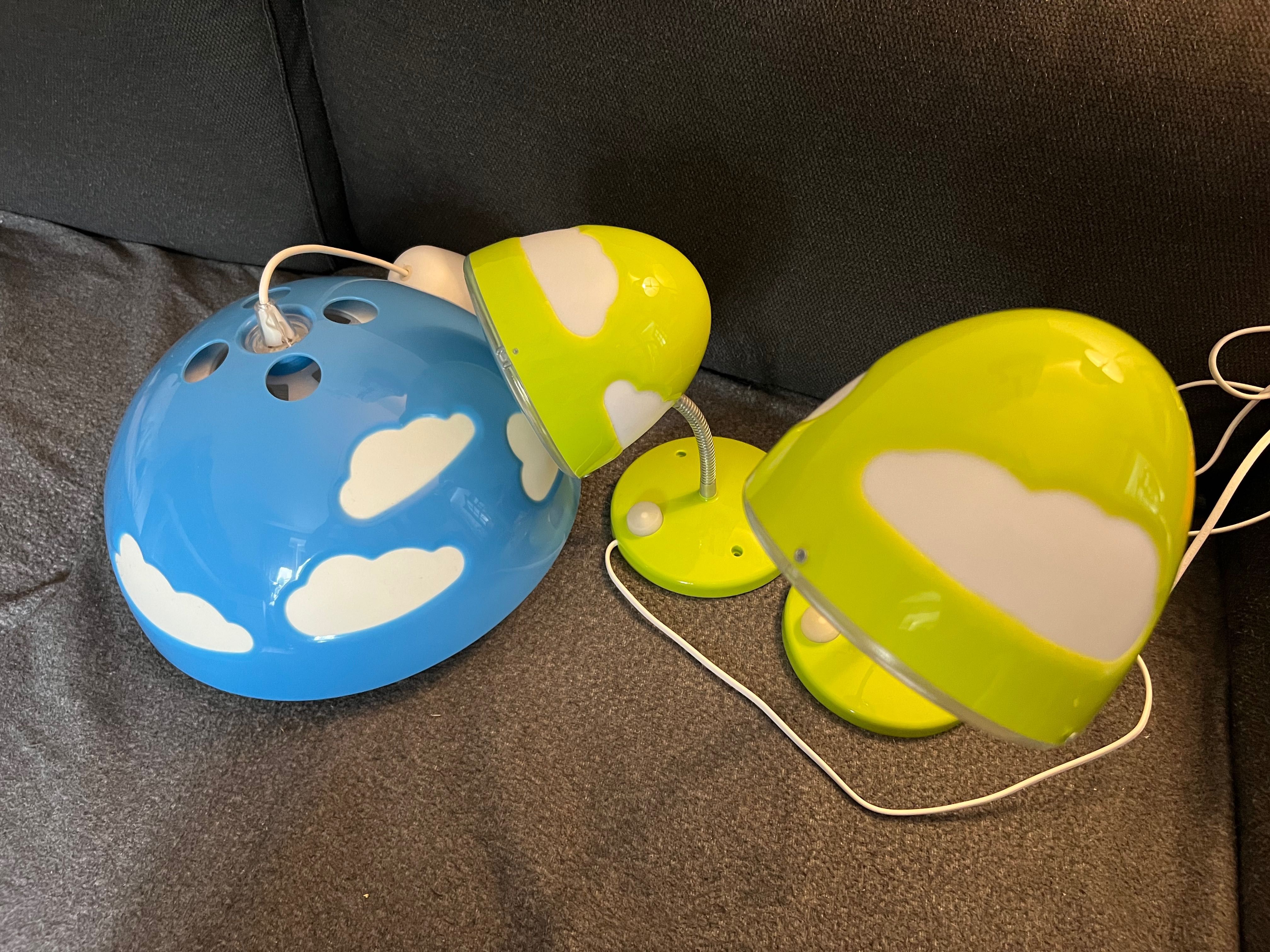 Ikea skojig lampka chmurki zestaw