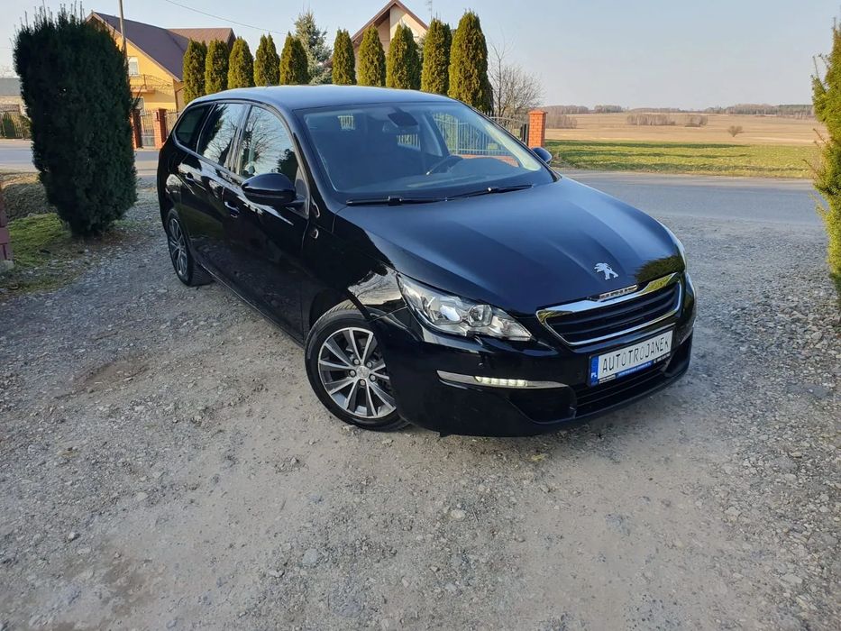 Peugeot 308 Ledy*Nawigacja*Czujniki przód i tył*Alu felgi*Certyfikat przebiegu Nap