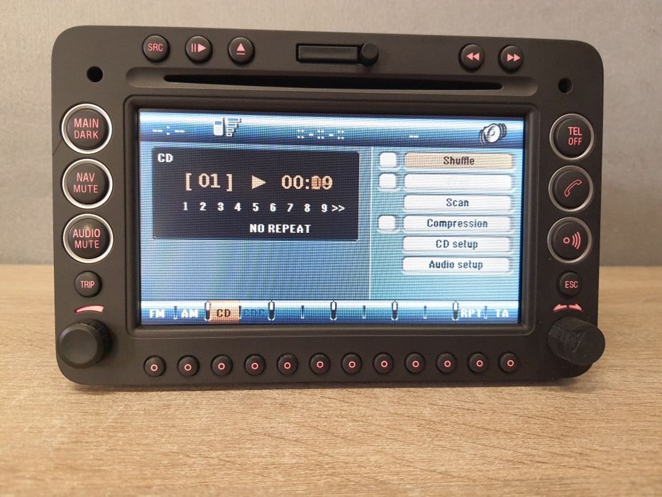 Radio samochodowe Alfa Romeo 159, Brera CD Mp3 Nawigacja Tele / 2din