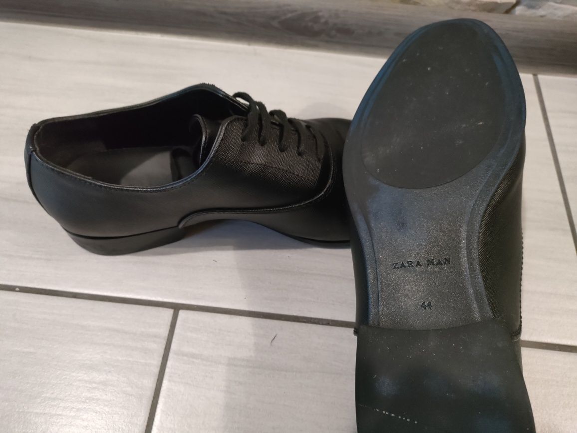 Buty męskie ślubne ZARA MEN, roz. 44, wkładka standard ok. 28.5cm