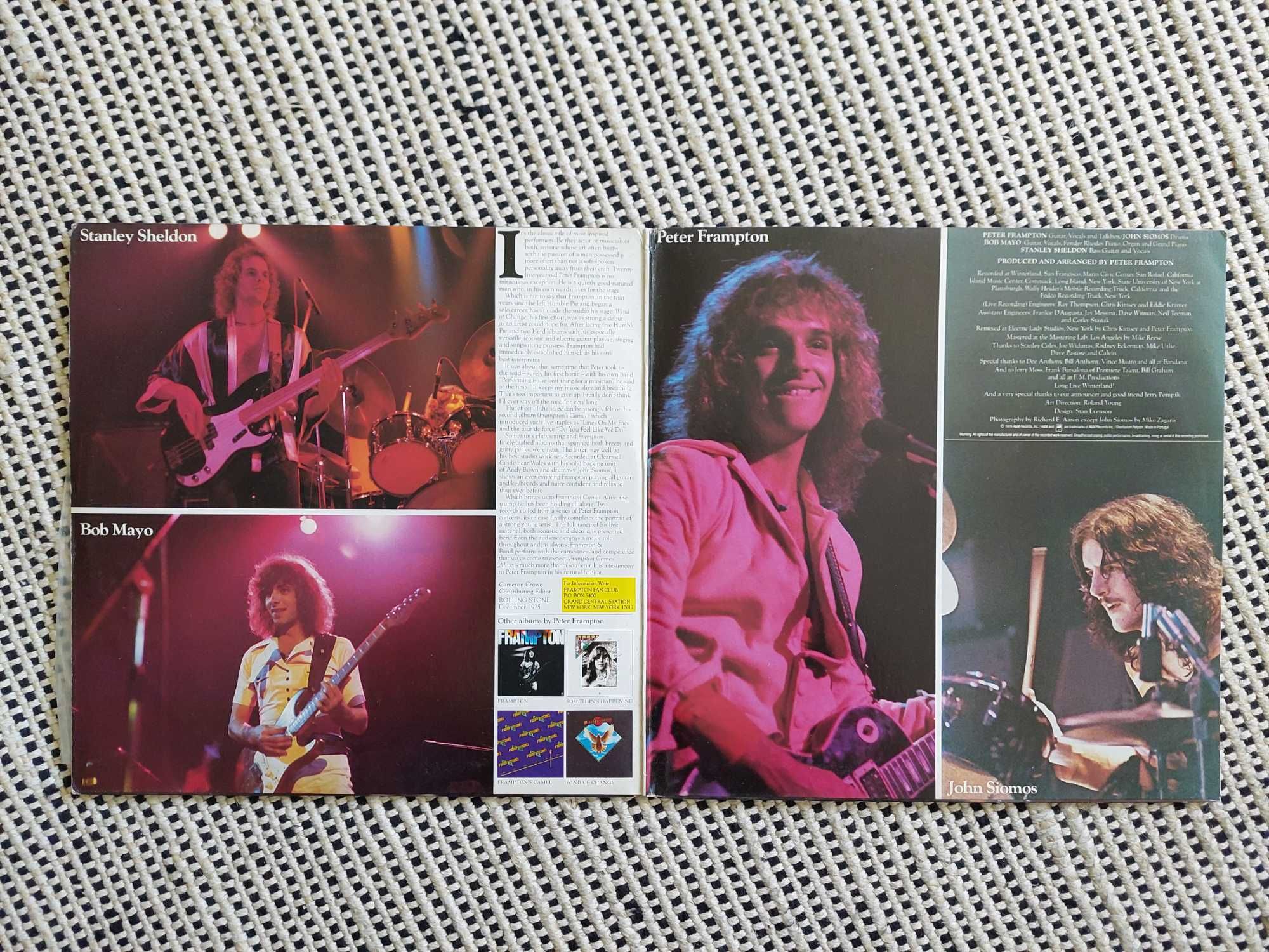 Disco vinil LP duplo Peter Frampton - Frampton Comes Alive!