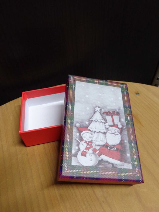 Caixa de Natal vermelha