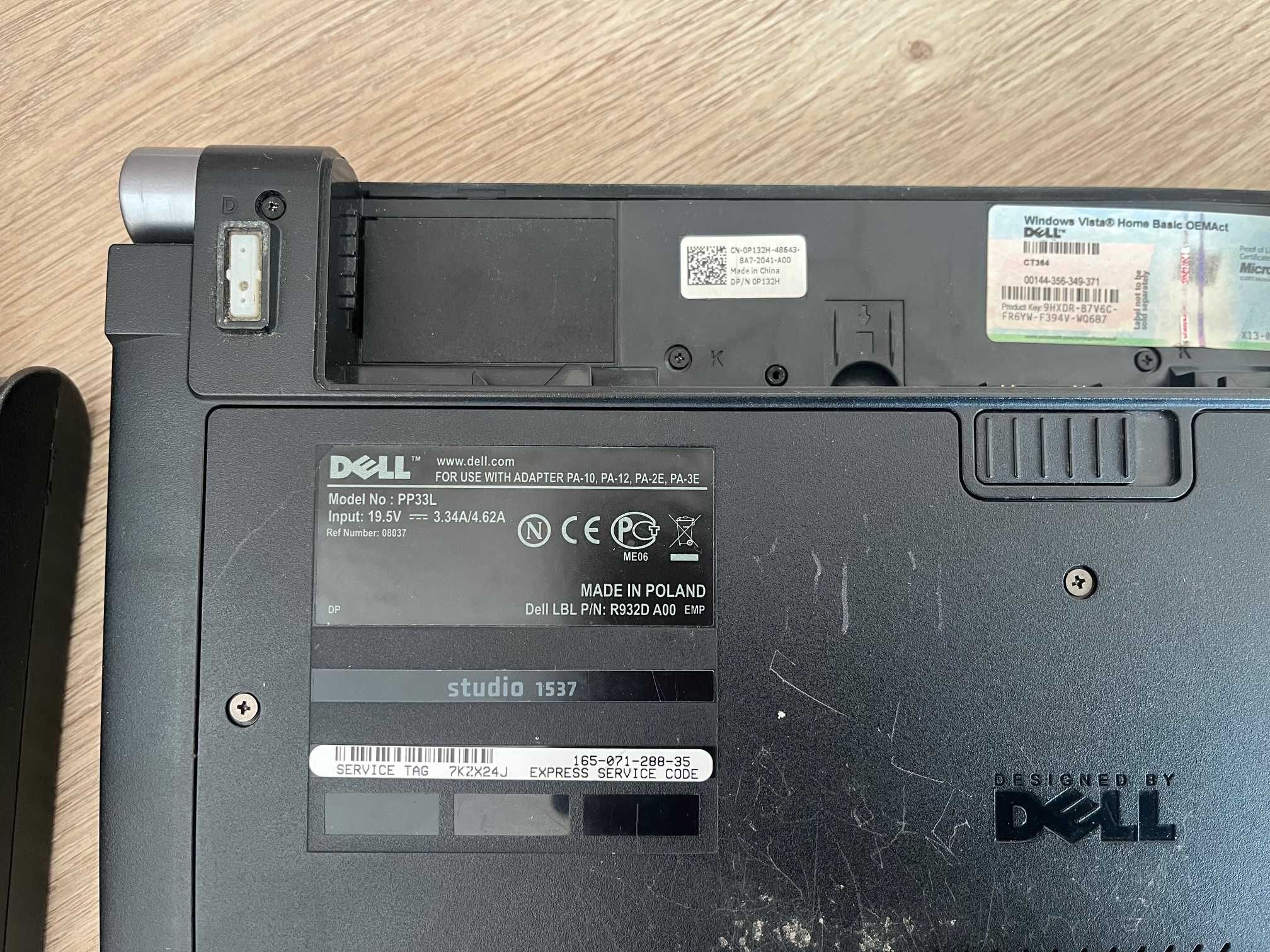 Laptop Dell PP33L