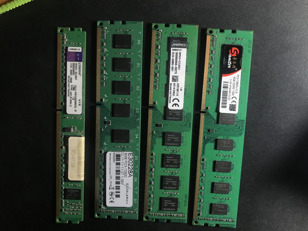 ОЗУ ddr3 8gb, 4x2gb, 2gb